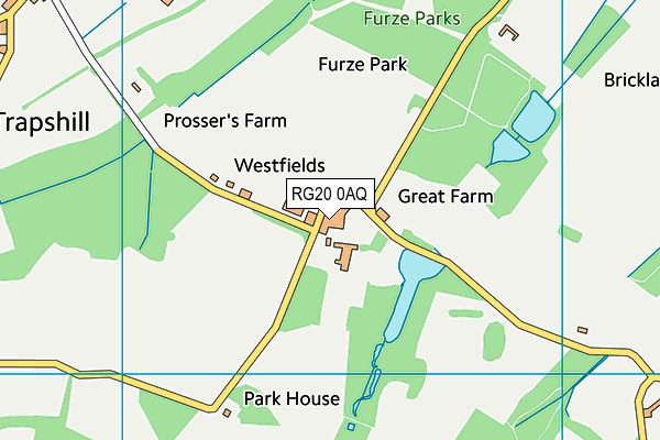 RG20 0AQ map - OS VectorMap District (Ordnance Survey)