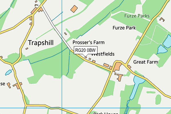 RG20 0BW map - OS VectorMap District (Ordnance Survey)