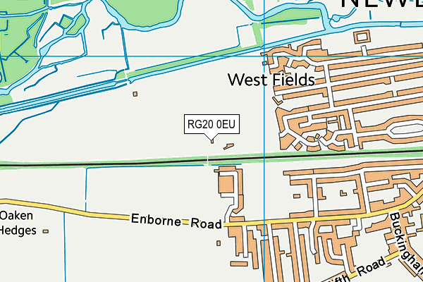 RG20 0EU map - OS VectorMap District (Ordnance Survey)