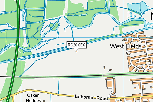 RG20 0EX map - OS VectorMap District (Ordnance Survey)