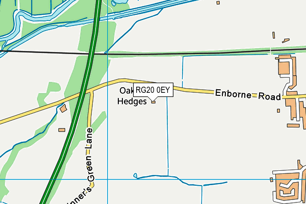 RG20 0EY map - OS VectorMap District (Ordnance Survey)