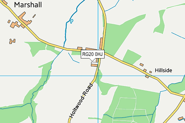 RG20 0HJ map - OS VectorMap District (Ordnance Survey)