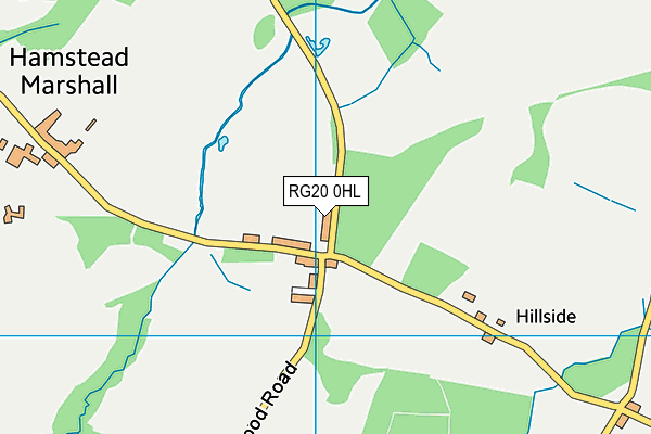 RG20 0HL map - OS VectorMap District (Ordnance Survey)