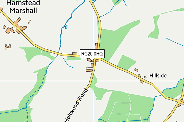 RG20 0HQ map - OS VectorMap District (Ordnance Survey)