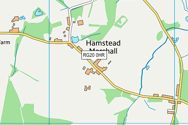 RG20 0HR map - OS VectorMap District (Ordnance Survey)