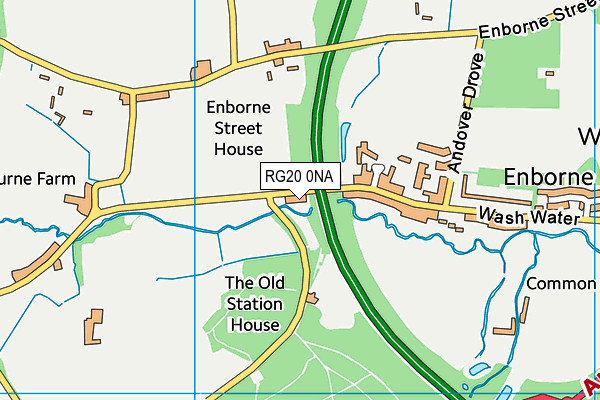 RG20 0NA map - OS VectorMap District (Ordnance Survey)