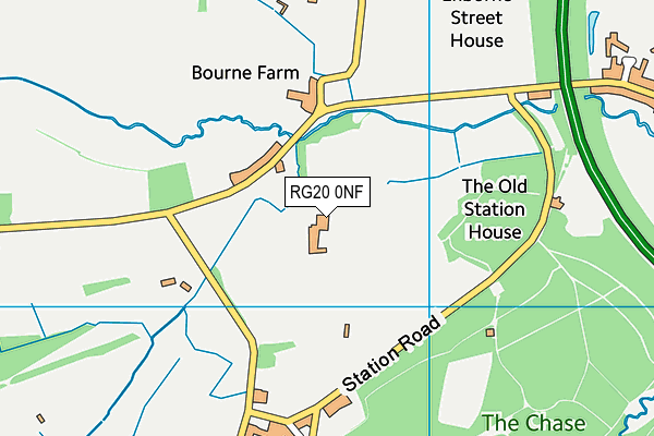 RG20 0NF map - OS VectorMap District (Ordnance Survey)