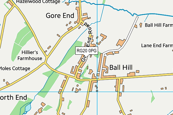 RG20 0PG map - OS VectorMap District (Ordnance Survey)