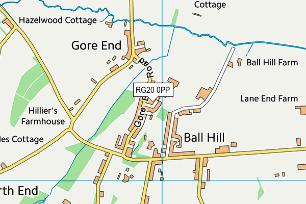 RG20 0PP map - OS VectorMap District (Ordnance Survey)