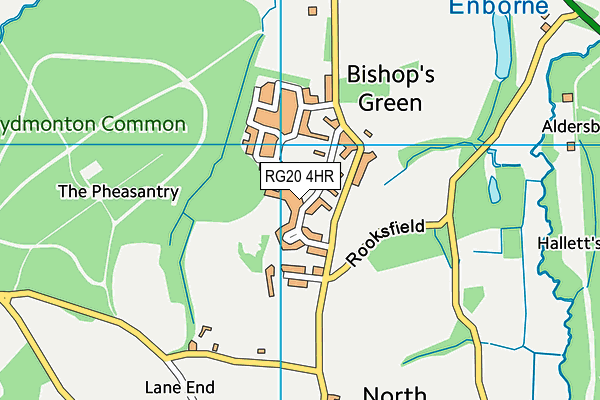RG20 4HR map - OS VectorMap District (Ordnance Survey)