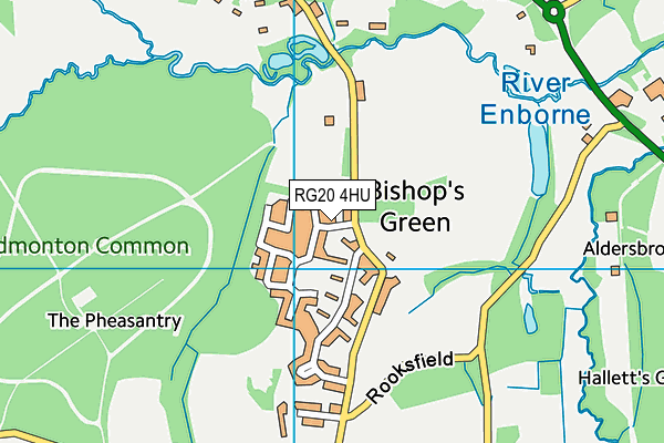 RG20 4HU map - OS VectorMap District (Ordnance Survey)