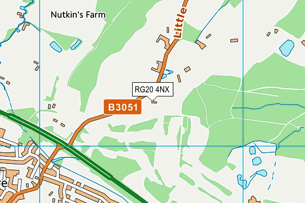 RG20 4NX map - OS VectorMap District (Ordnance Survey)