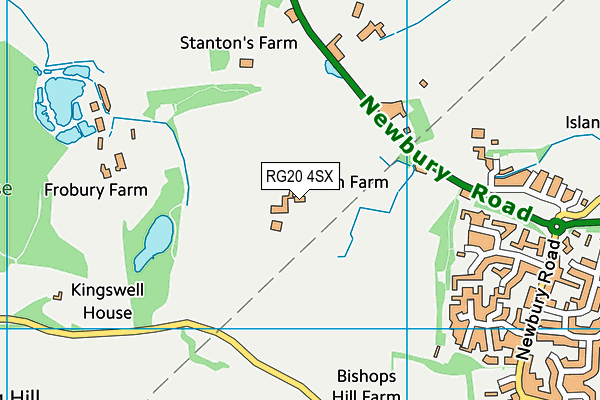 RG20 4SX map - OS VectorMap District (Ordnance Survey)