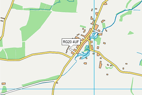 RG20 4UF map - OS VectorMap District (Ordnance Survey)