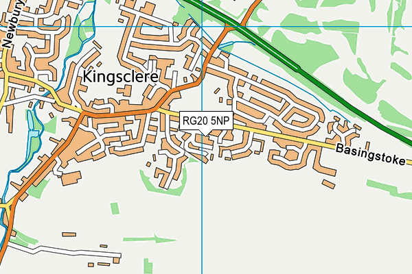 RG20 5NP map - OS VectorMap District (Ordnance Survey)
