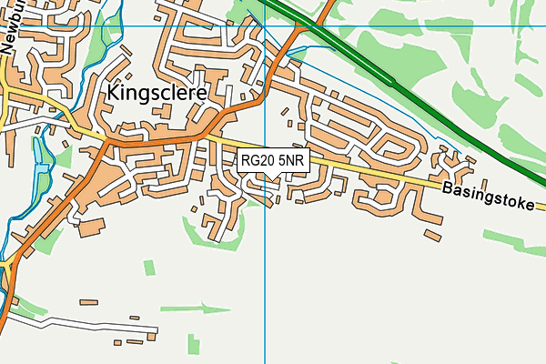 RG20 5NR map - OS VectorMap District (Ordnance Survey)