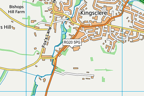 RG20 5PG map - OS VectorMap District (Ordnance Survey)