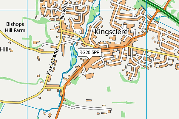 RG20 5PP map - OS VectorMap District (Ordnance Survey)