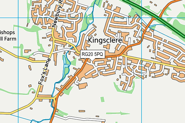 RG20 5PQ map - OS VectorMap District (Ordnance Survey)