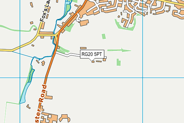 RG20 5PT map - OS VectorMap District (Ordnance Survey)