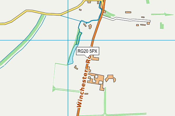 RG20 5PX map - OS VectorMap District (Ordnance Survey)