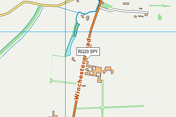 RG20 5PY map - OS VectorMap District (Ordnance Survey)