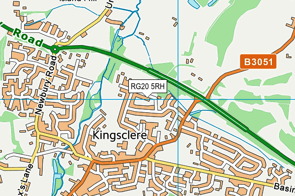 RG20 5RH map - OS VectorMap District (Ordnance Survey)