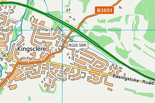 RG20 5RR map - OS VectorMap District (Ordnance Survey)