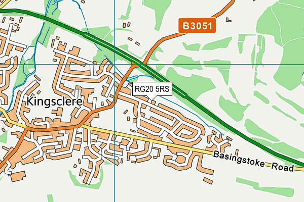 RG20 5RS map - OS VectorMap District (Ordnance Survey)