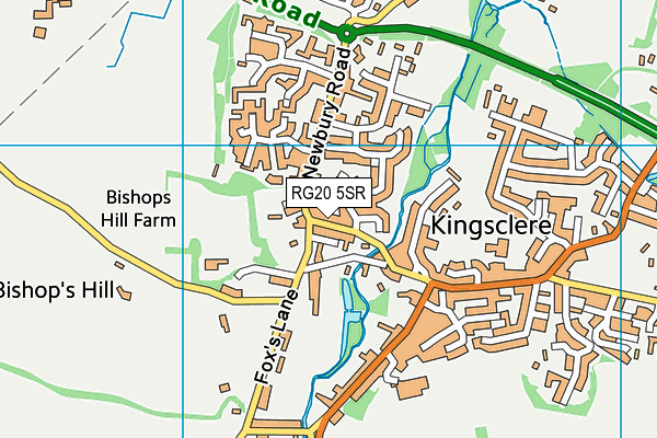 RG20 5SR map - OS VectorMap District (Ordnance Survey)