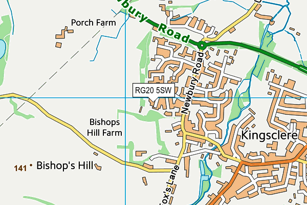 RG20 5SW map - OS VectorMap District (Ordnance Survey)