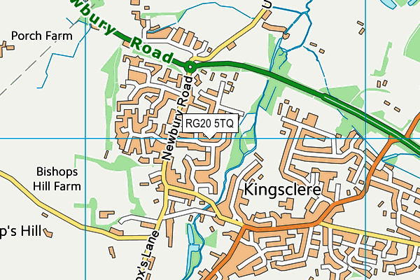 RG20 5TQ map - OS VectorMap District (Ordnance Survey)