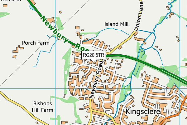 RG20 5TR map - OS VectorMap District (Ordnance Survey)