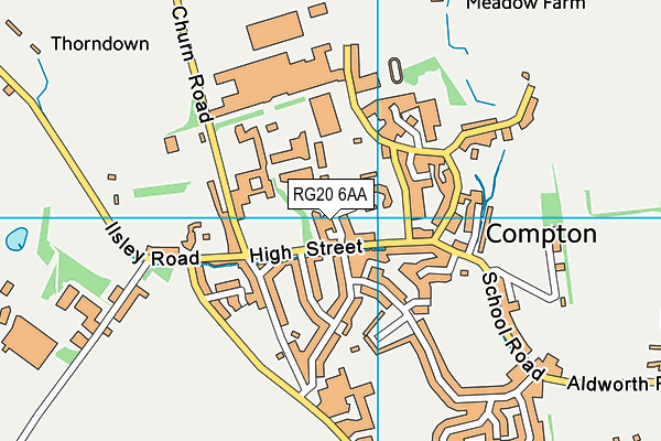 RG20 6AA map - OS VectorMap District (Ordnance Survey)