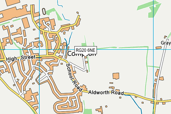 RG20 6NE map - OS VectorMap District (Ordnance Survey)