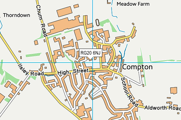 Map of THE COMPTON SWAN LTD at district scale
