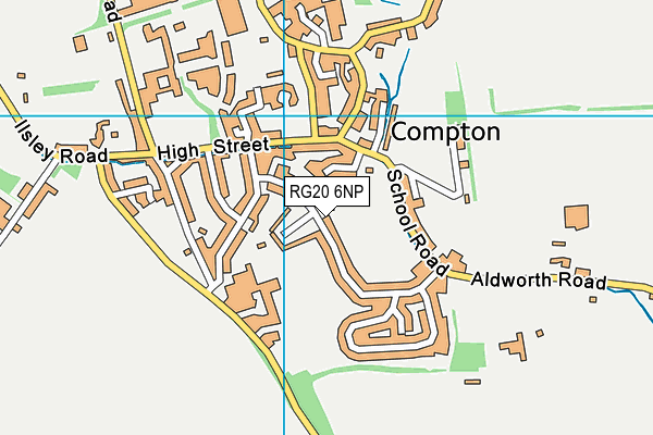 Compton Recreation Ground map (RG20 6NP) - OS VectorMap District (Ordnance Survey)