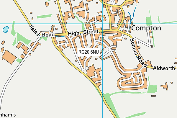 Downland Sports Centre map (RG20 6NU) - OS VectorMap District (Ordnance Survey)