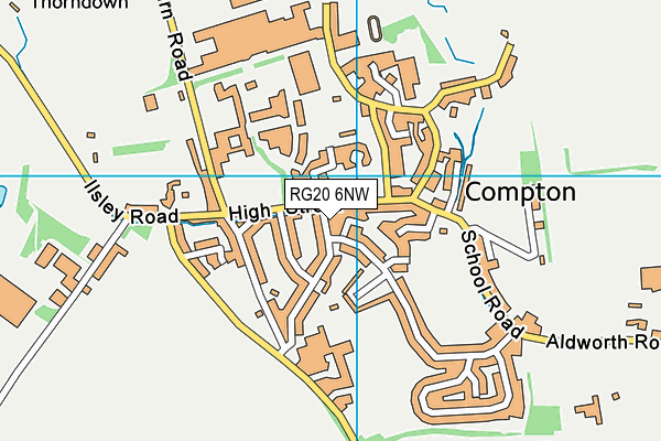 RG20 6NW map - OS VectorMap District (Ordnance Survey)