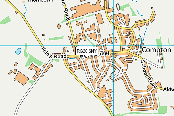 RG20 6NY map - OS VectorMap District (Ordnance Survey)