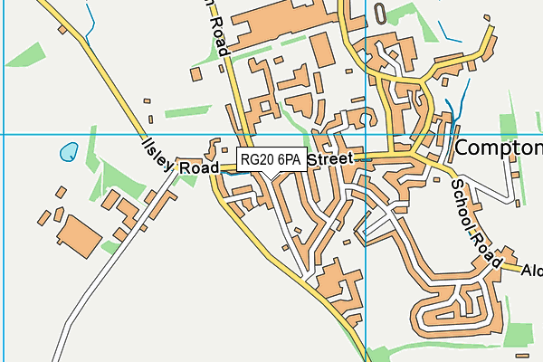 RG20 6PA map - OS VectorMap District (Ordnance Survey)