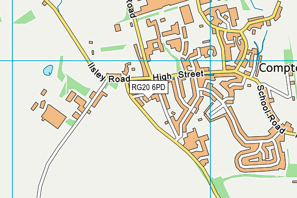 RG20 6PD map - OS VectorMap District (Ordnance Survey)