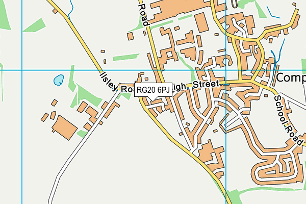 RG20 6PJ map - OS VectorMap District (Ordnance Survey)