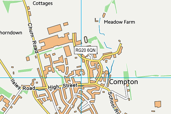 RG20 6QN map - OS VectorMap District (Ordnance Survey)