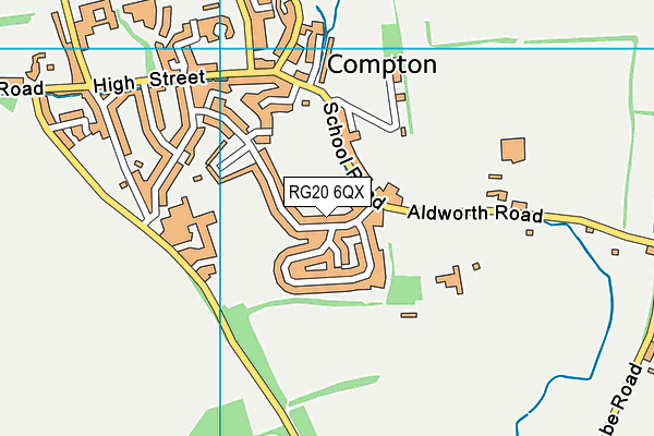 RG20 6QX map - OS VectorMap District (Ordnance Survey)