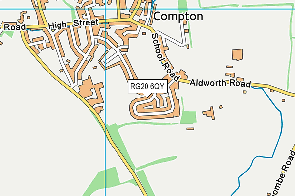 RG20 6QY map - OS VectorMap District (Ordnance Survey)
