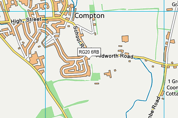 RG20 6RB map - OS VectorMap District (Ordnance Survey)