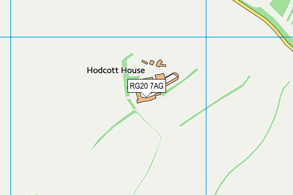 RG20 7AG map - OS VectorMap District (Ordnance Survey)