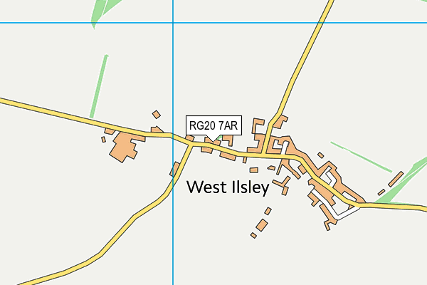 RG20 7AR map - OS VectorMap District (Ordnance Survey)