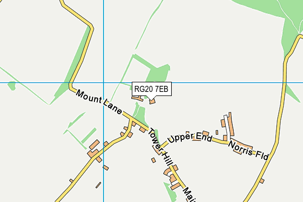 RG20 7EB map - OS VectorMap District (Ordnance Survey)